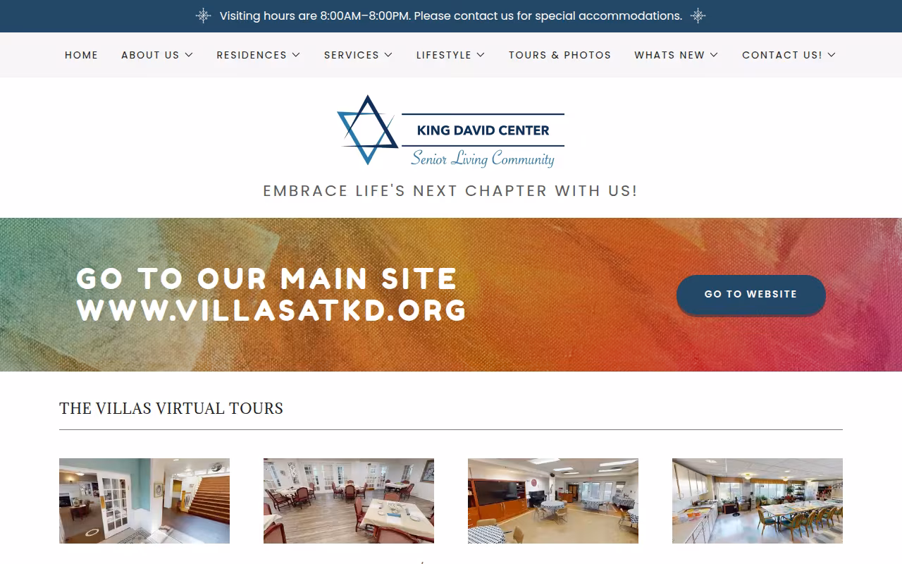 The Villas at King David website