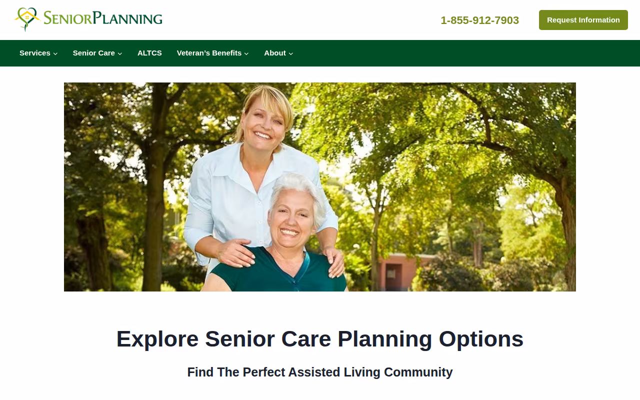 Senior Planning website