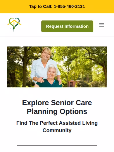 Senior Planning website