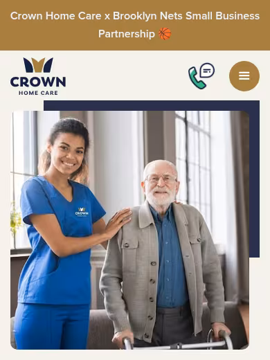 Crown Home Care - Queens website