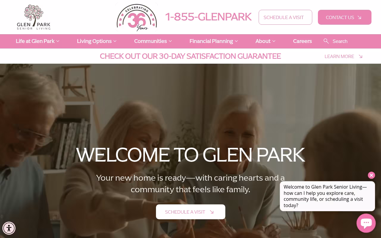 Glen Park at Glendale - Mariposa website