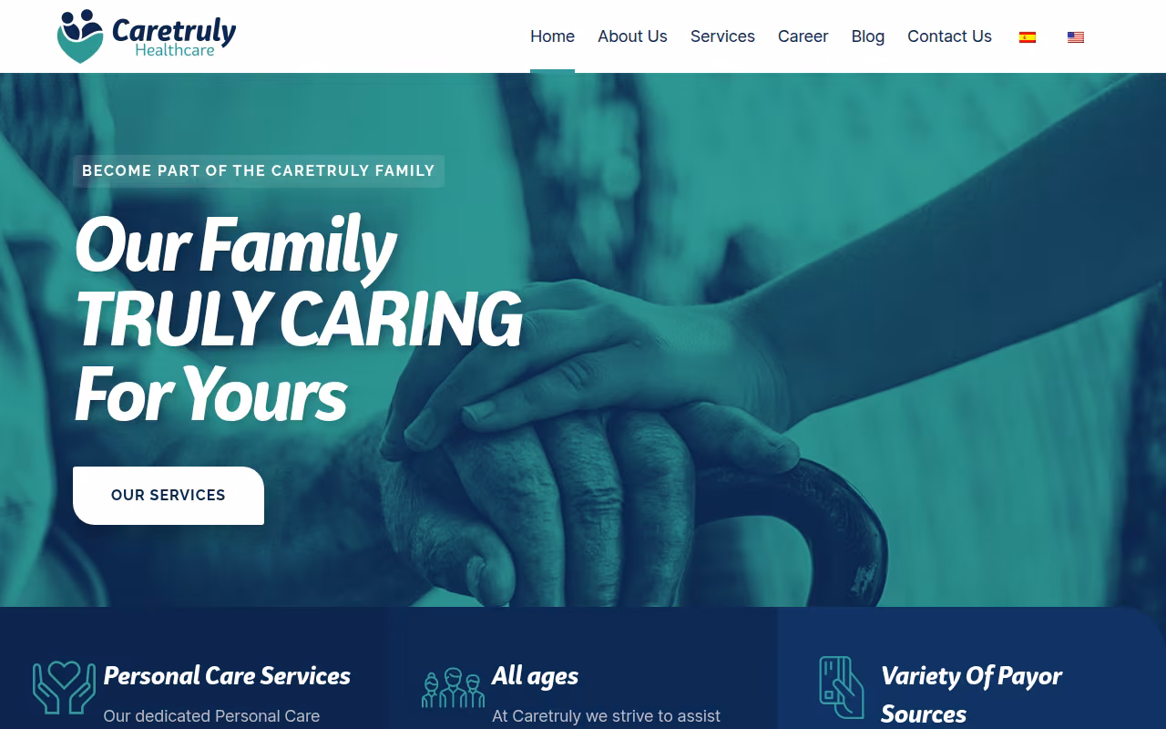 CareTruly Healthcare website