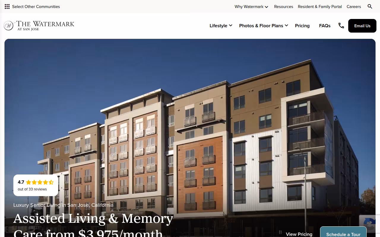 The Watermark at San Jose website