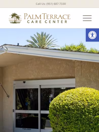 Palm Terrace Care Center website