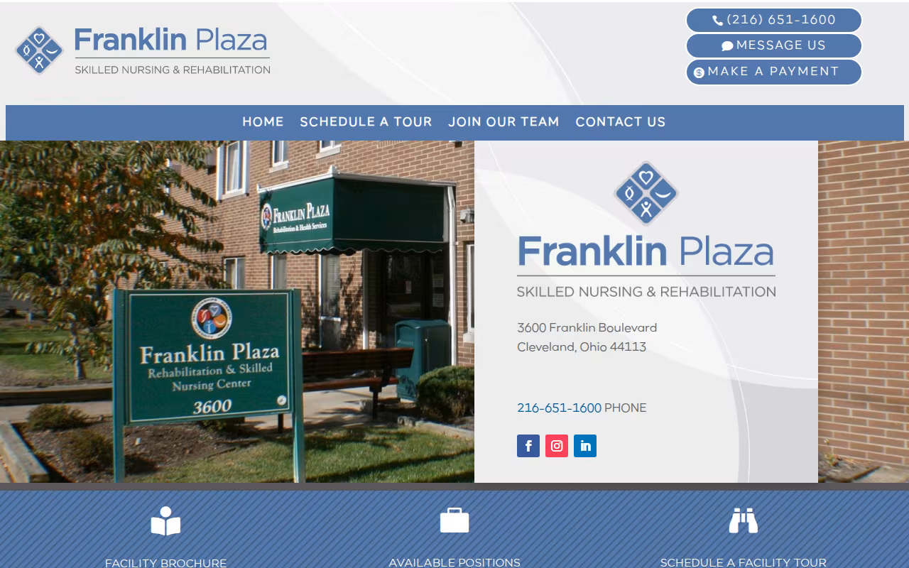 Franklin Plaza website