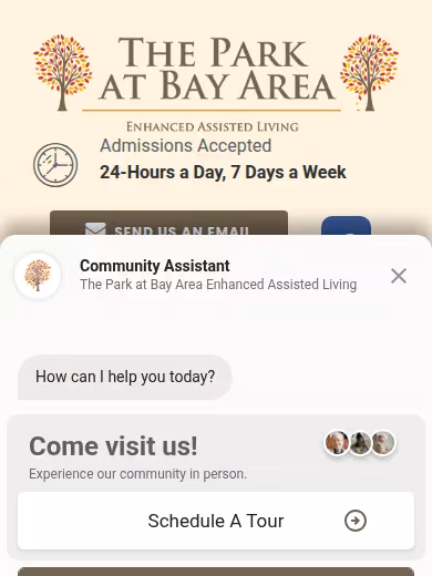 The Park At Bay Area website