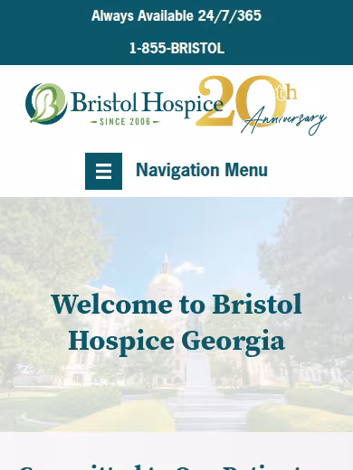 Bristol Hospice - Georgia website