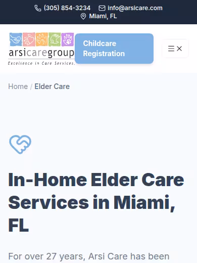 Arsi Care Group website