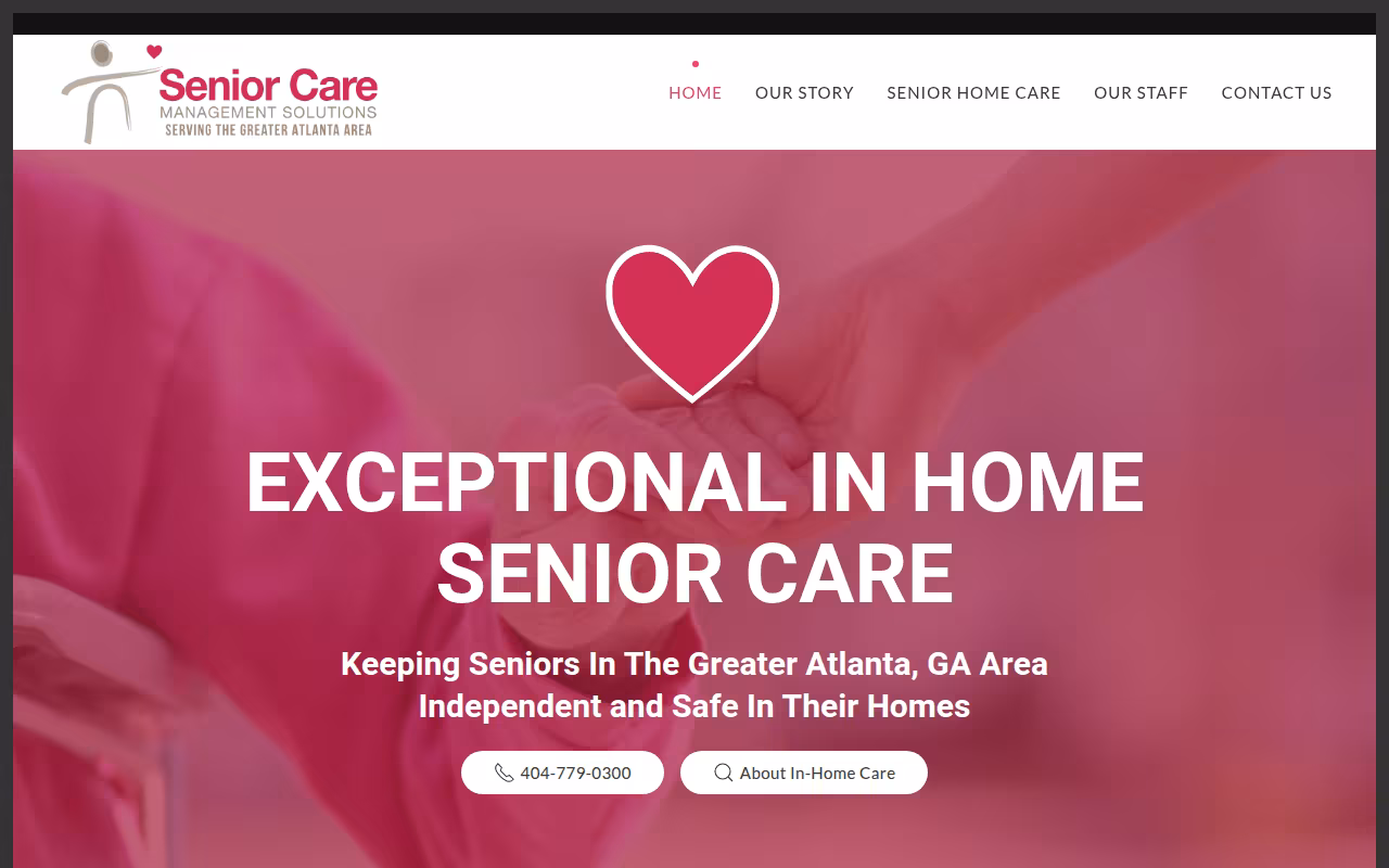 Senior Care Management Solutions Atlanta website