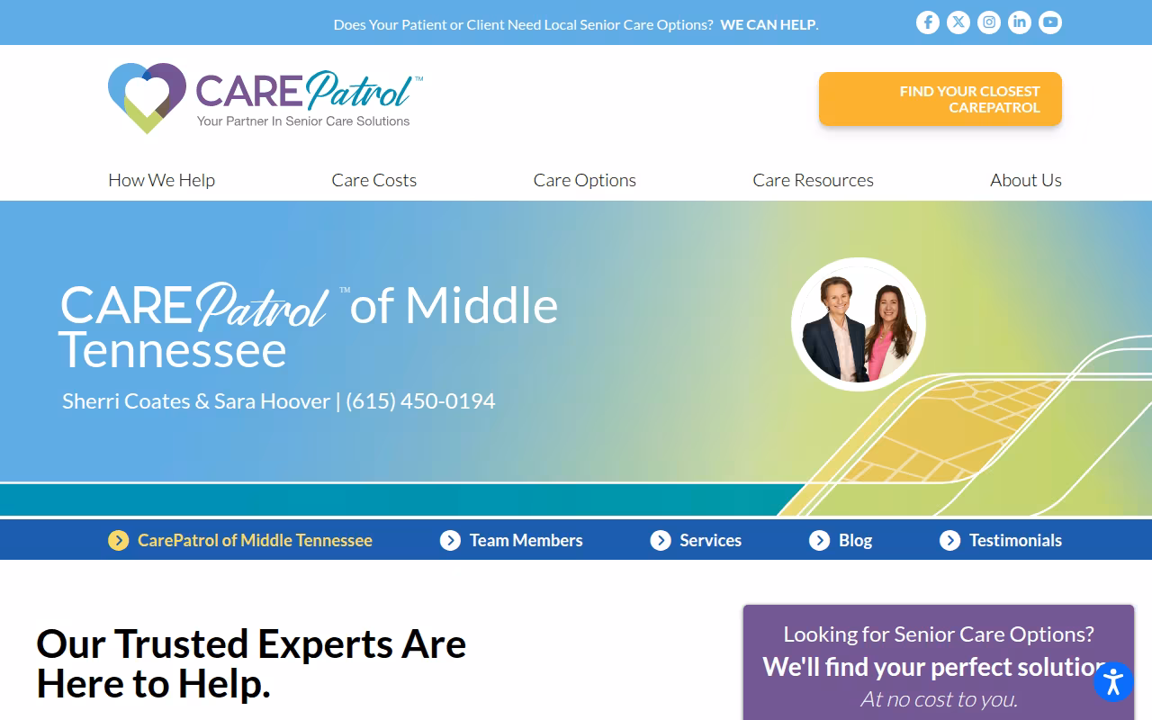 CarePatrol of Middle Tennessee website