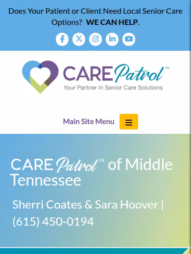 CarePatrol of Middle Tennessee website