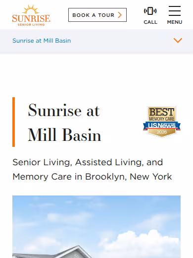 Sunrise at Mill Basin website