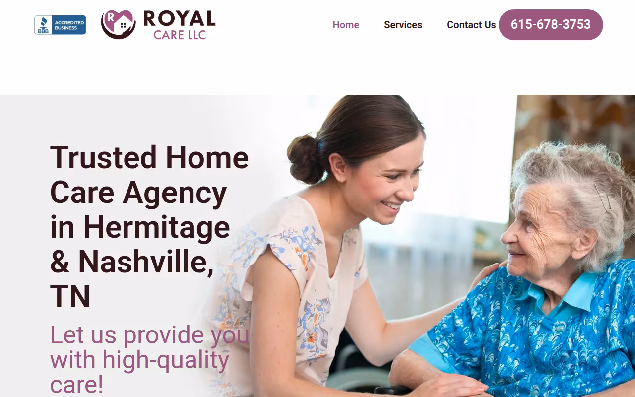 Royal Care LLC website