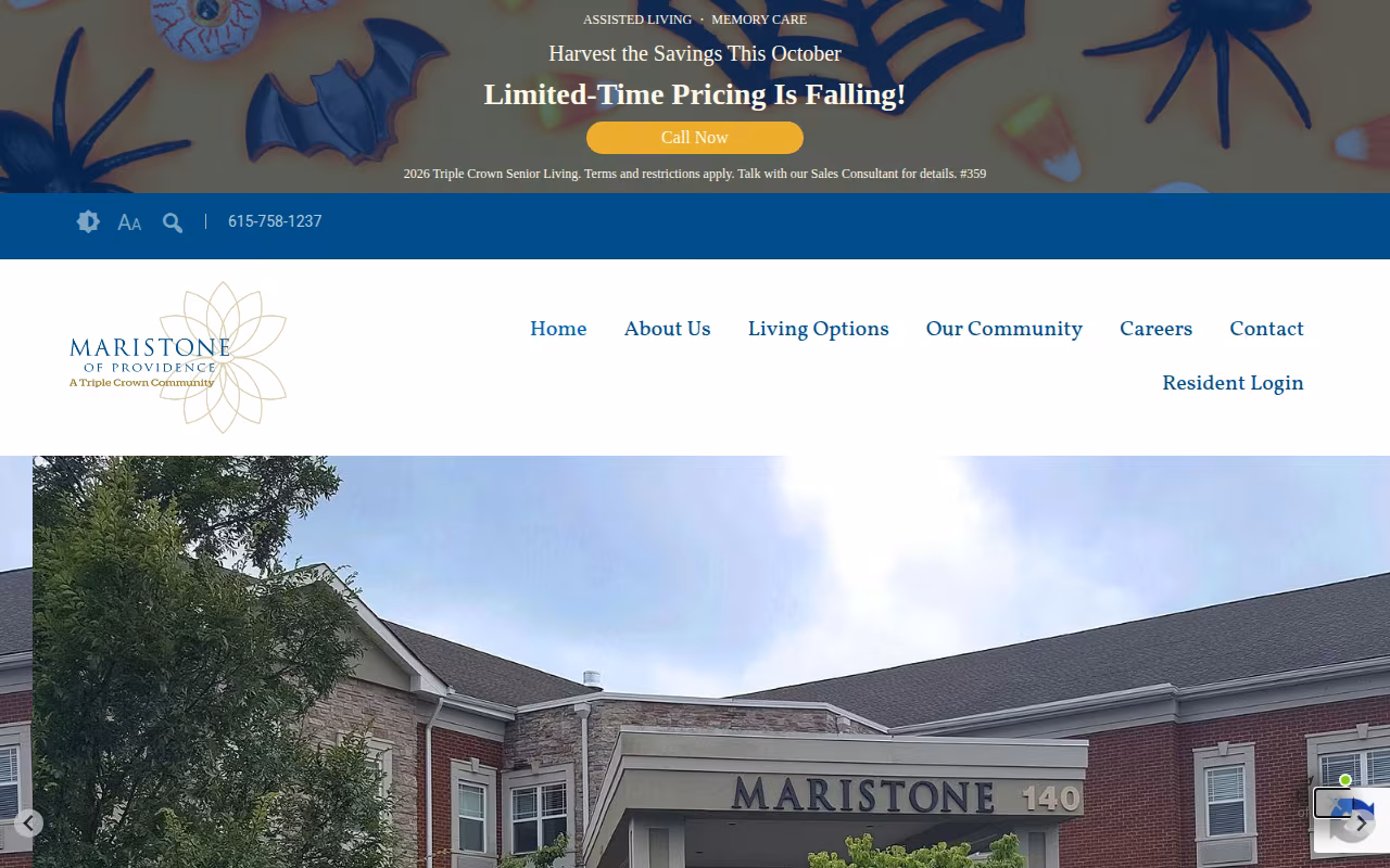 Maristone of Providence website