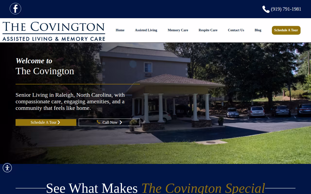 The Covington website