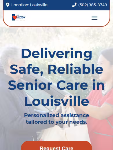 Caring Senior Service website