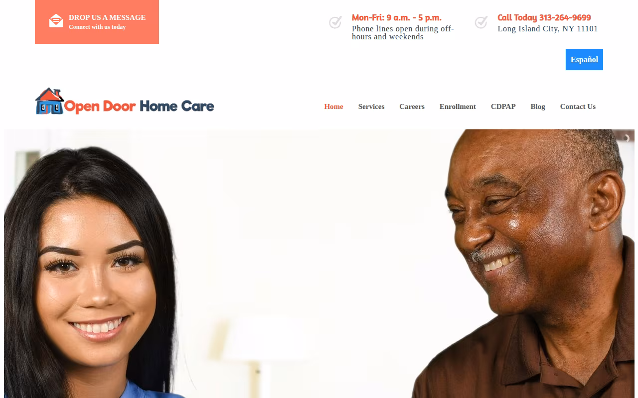OPEN DOOR NY HOME CARE SERVICES, INC. website