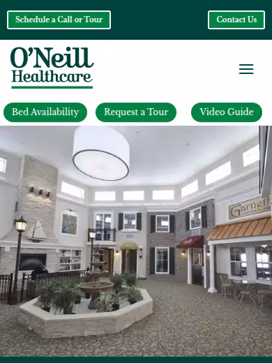 O'Neill Healthcare Lakewood website