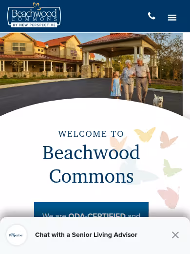 Beachwood Commons by New Perspective website