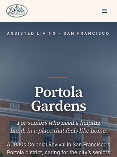 Portola Gardens website
