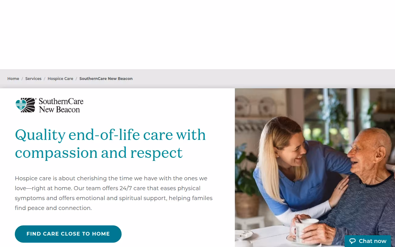 SouthernCare New Beacon website