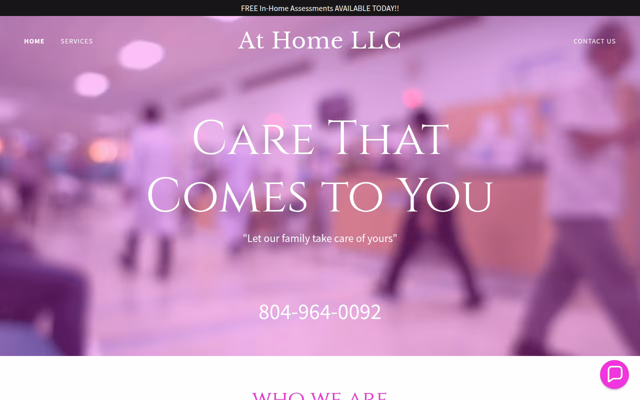 At Home LLC website