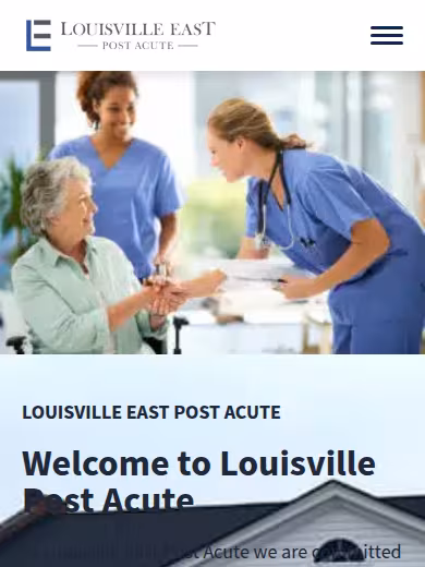 Louisville East Post Acute Care website