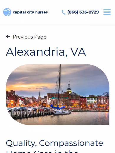 Capital City Nurses website