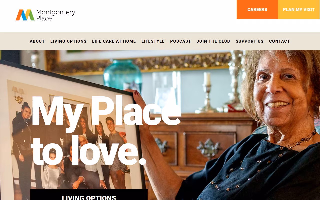 Montgomery Place Retirement Community website