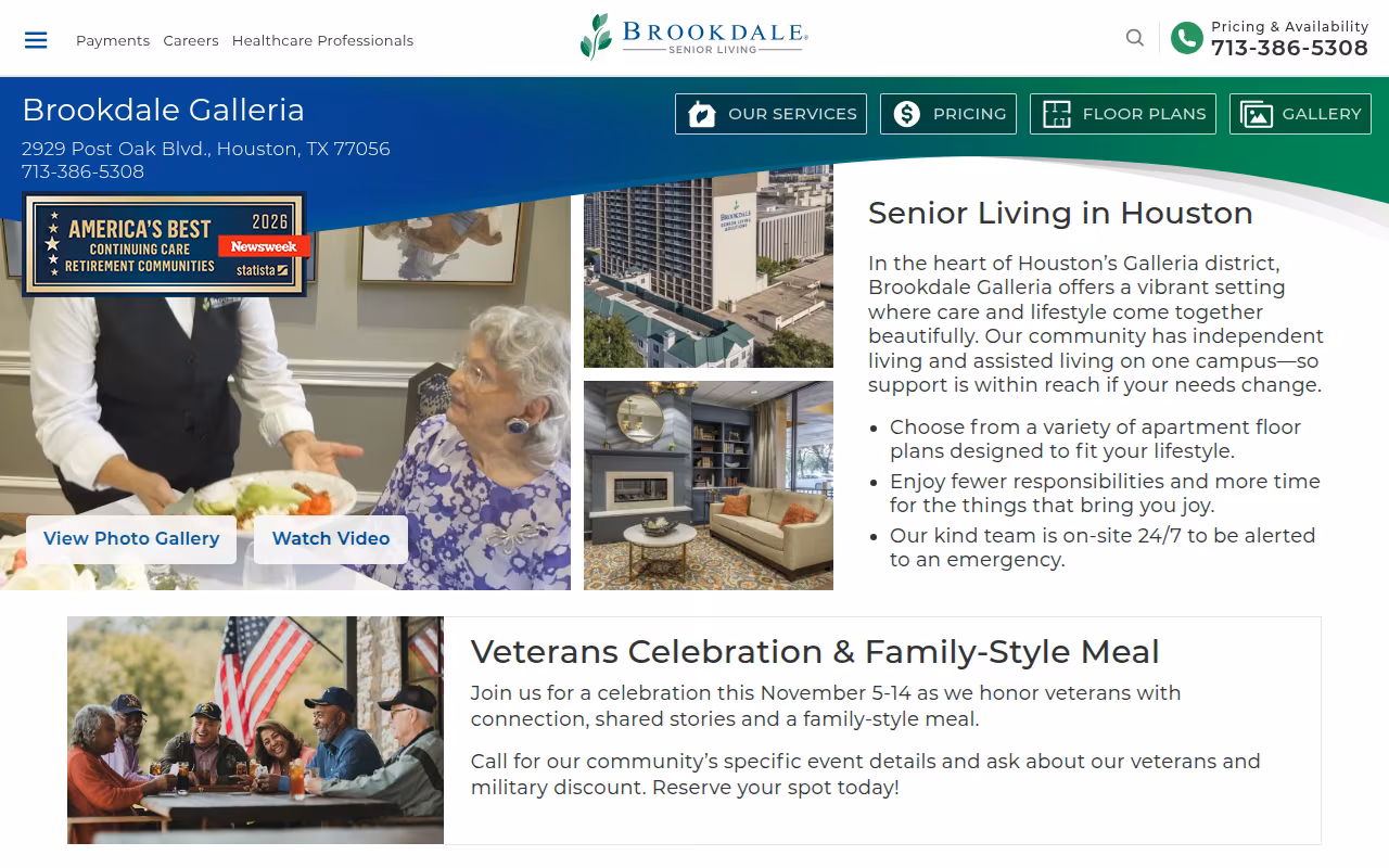 Brookdale Galleria website