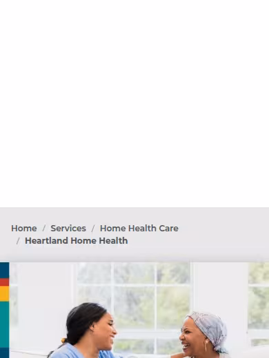 Heartland Home Health website