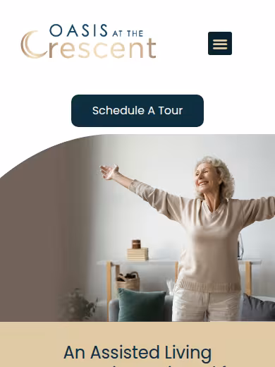Oasis at the Crescent website
