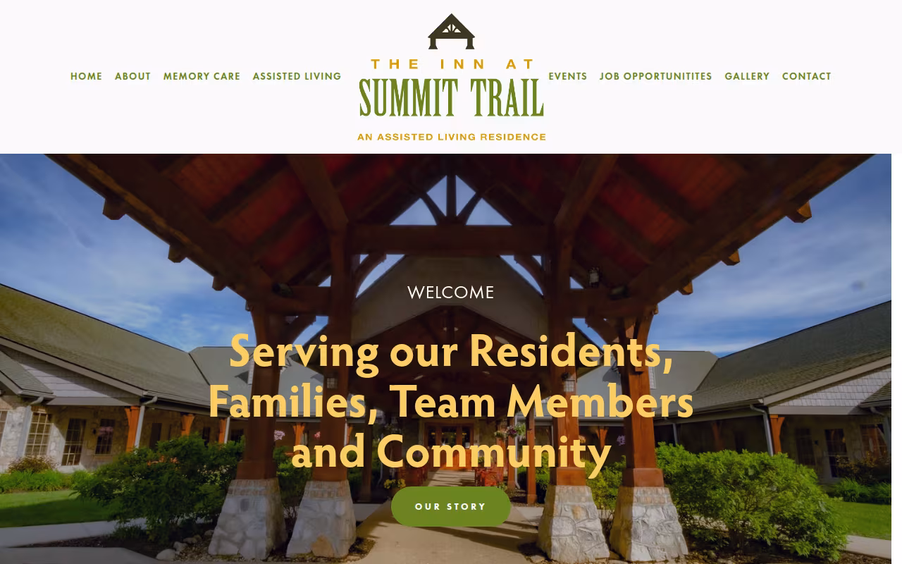 Inn At Summit Trail website