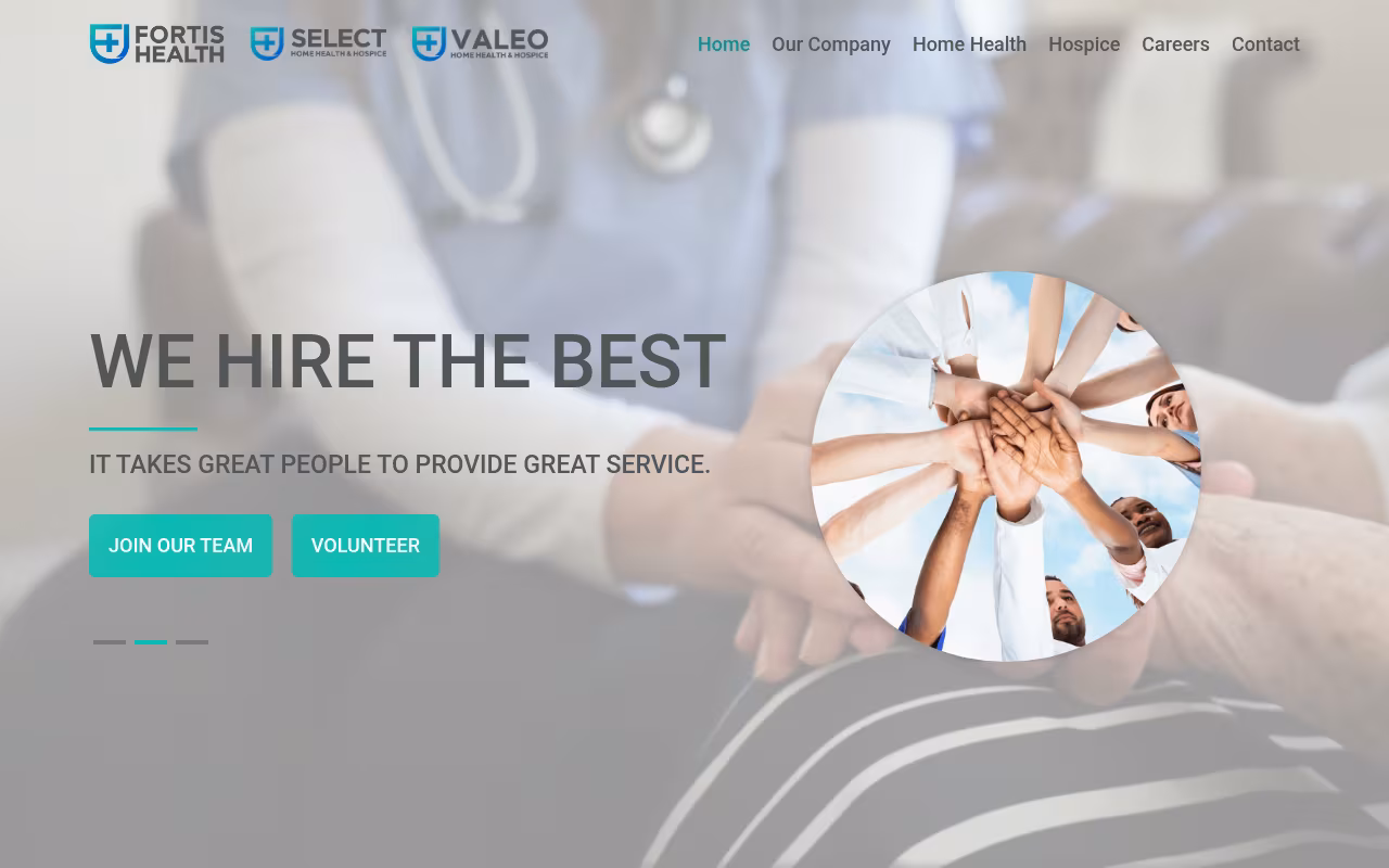 Home help service agency website
