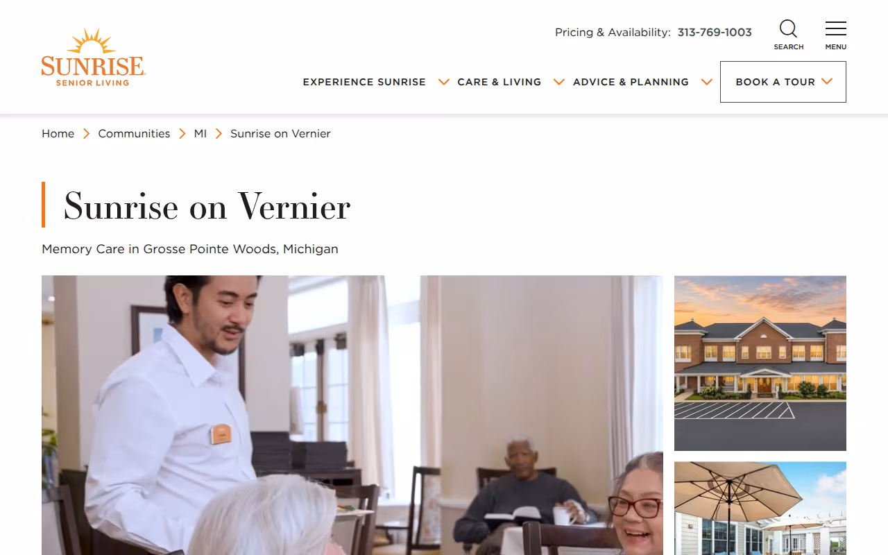 Sunrise on Vernier website