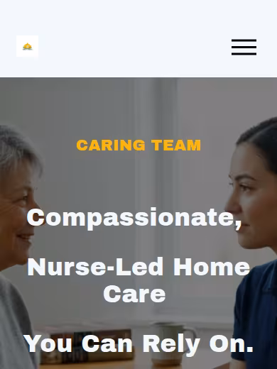 Caring Team Homehealth website