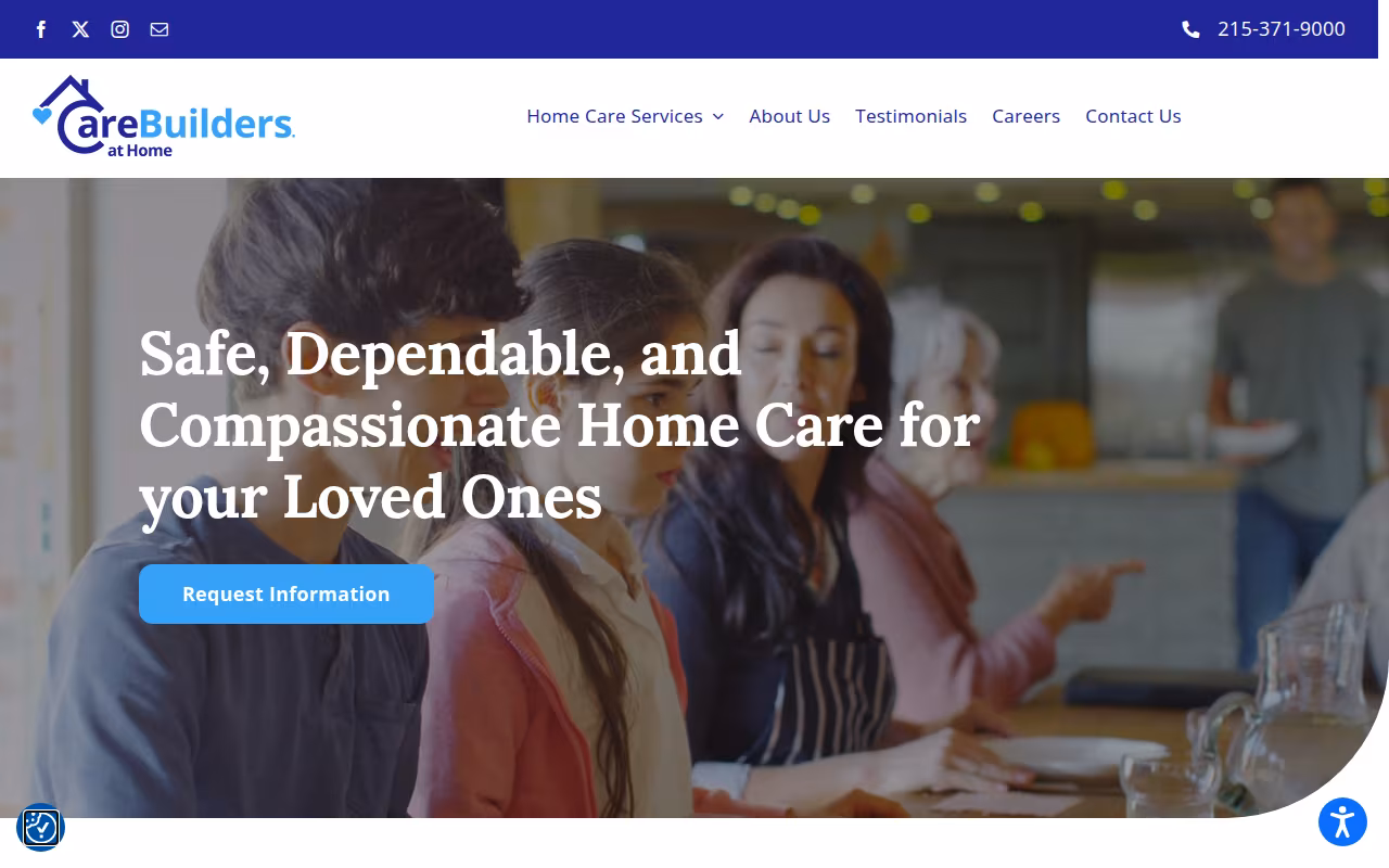 CareBuilders at Home website