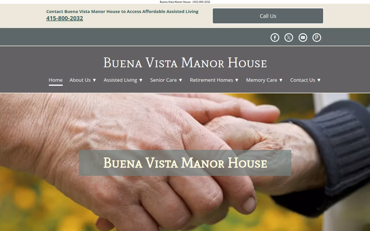 Buena Vista Manor House website