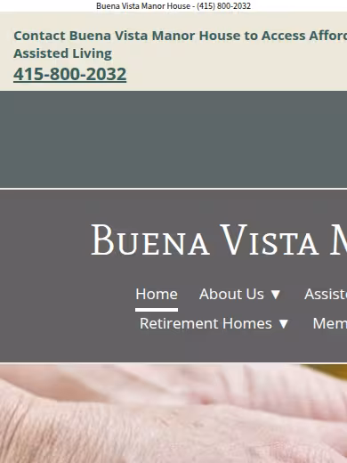 Buena Vista Manor House website