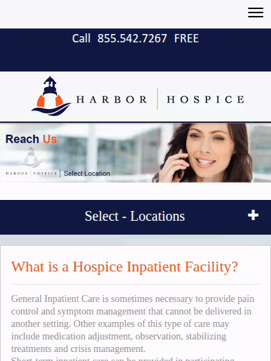 Harbor Hospice House of Houston website