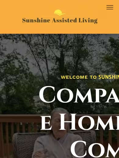 Sunshine Assisted Living Facility website