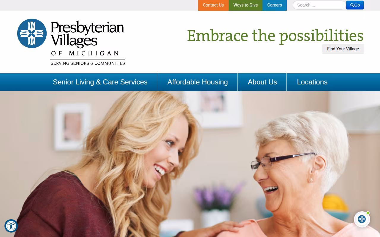 Village-Brush Park Manor website