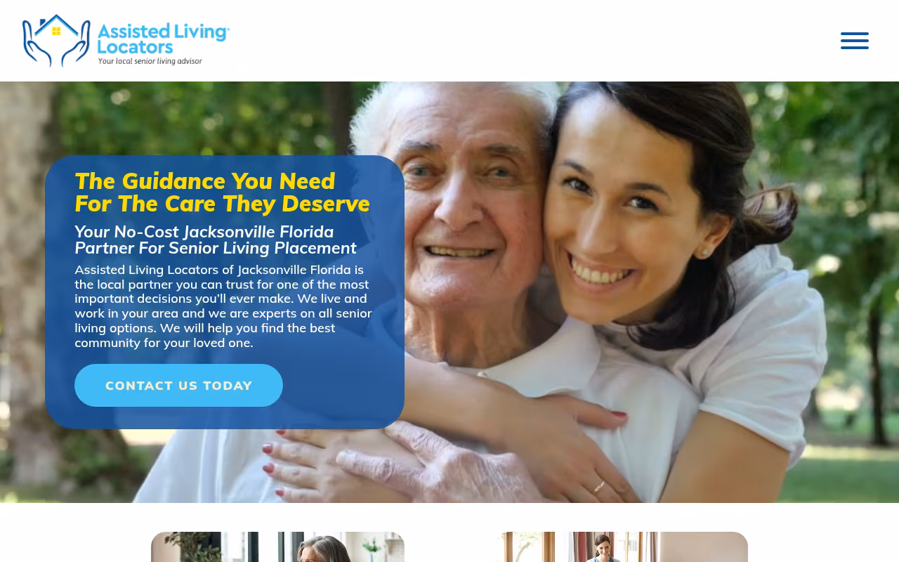 Assisted Living Locators of Northeast Florida website