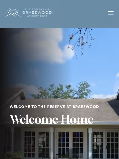 The Reserve at Braeswood Memory Care website