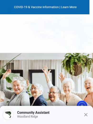 Woodland Ridge Assisted Living website