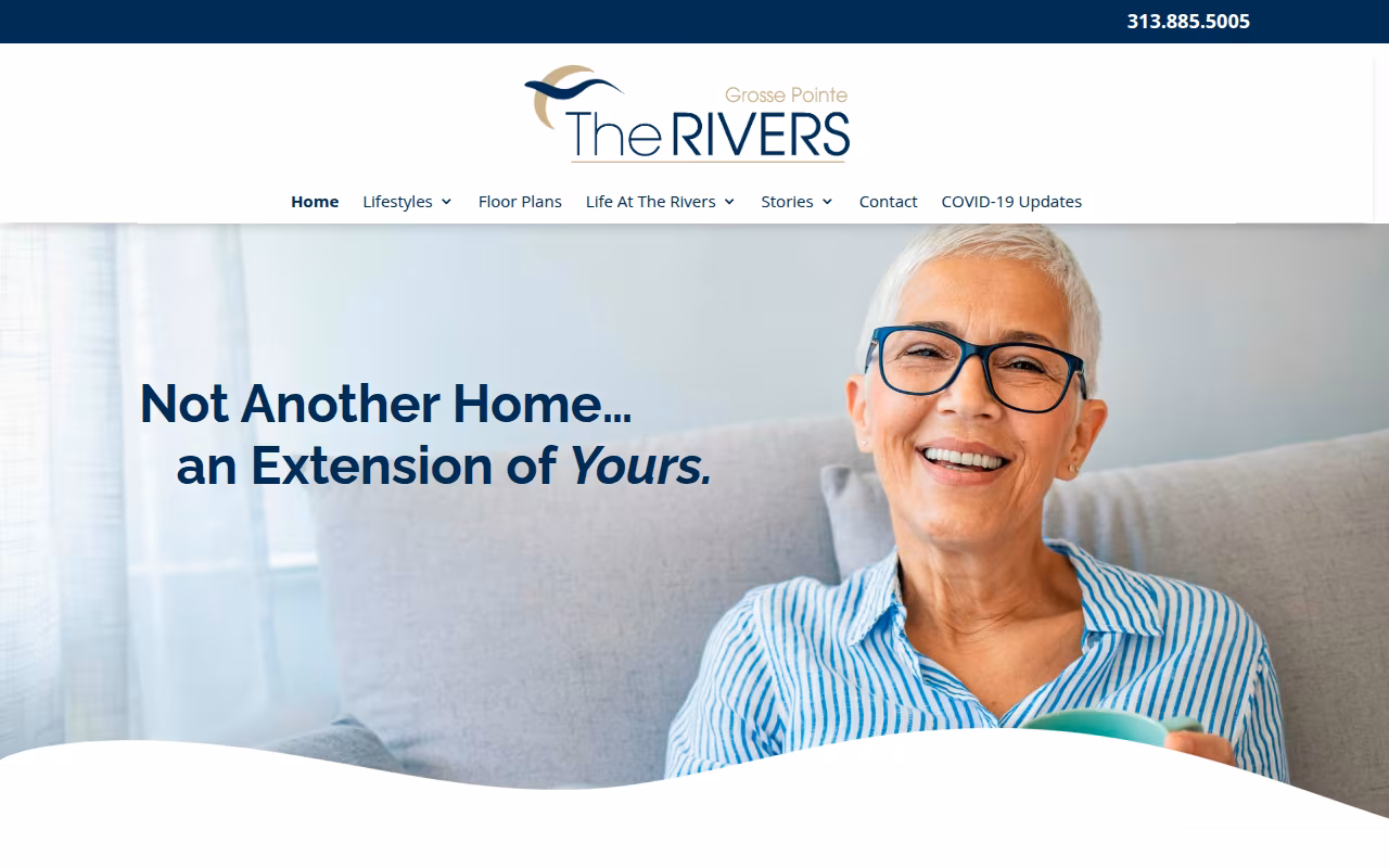 The Rivers Grosse Pointe website