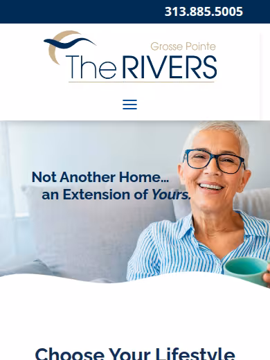 The Rivers Grosse Pointe website