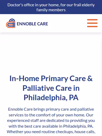 Ennoble Care website