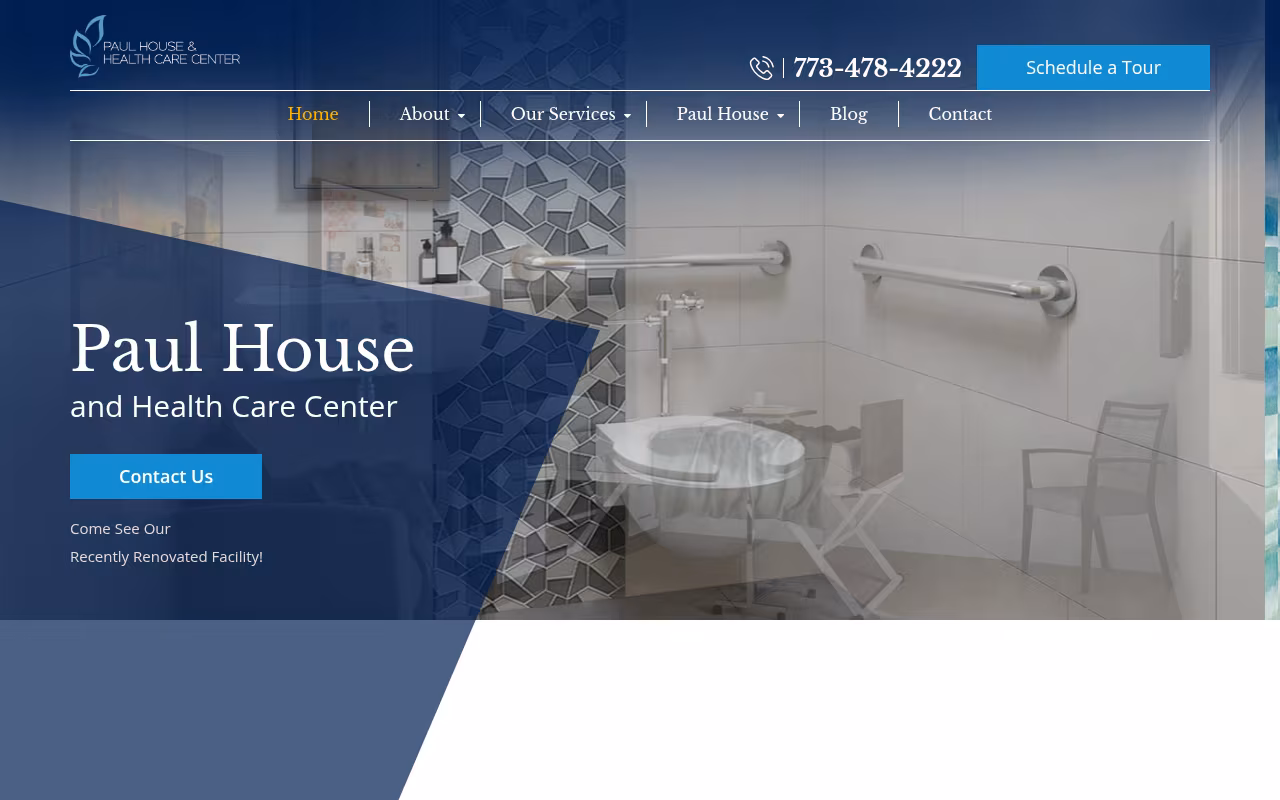 Paul House and Healthcare Center website
