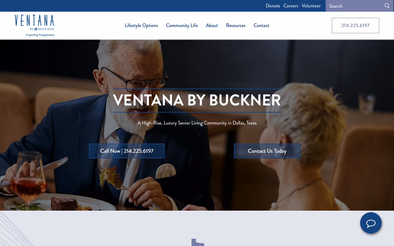 Ventana by Buckner website